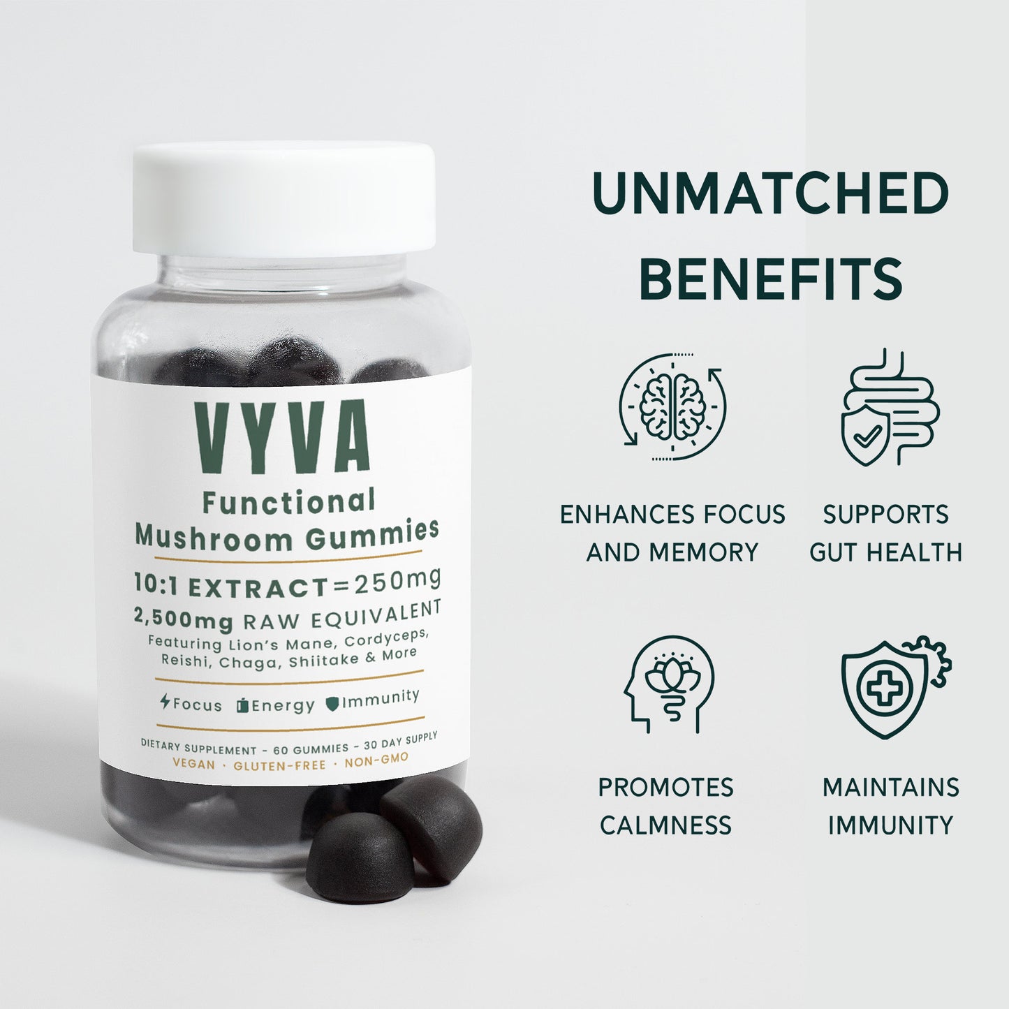 VYVA™ Mushroom Gummies