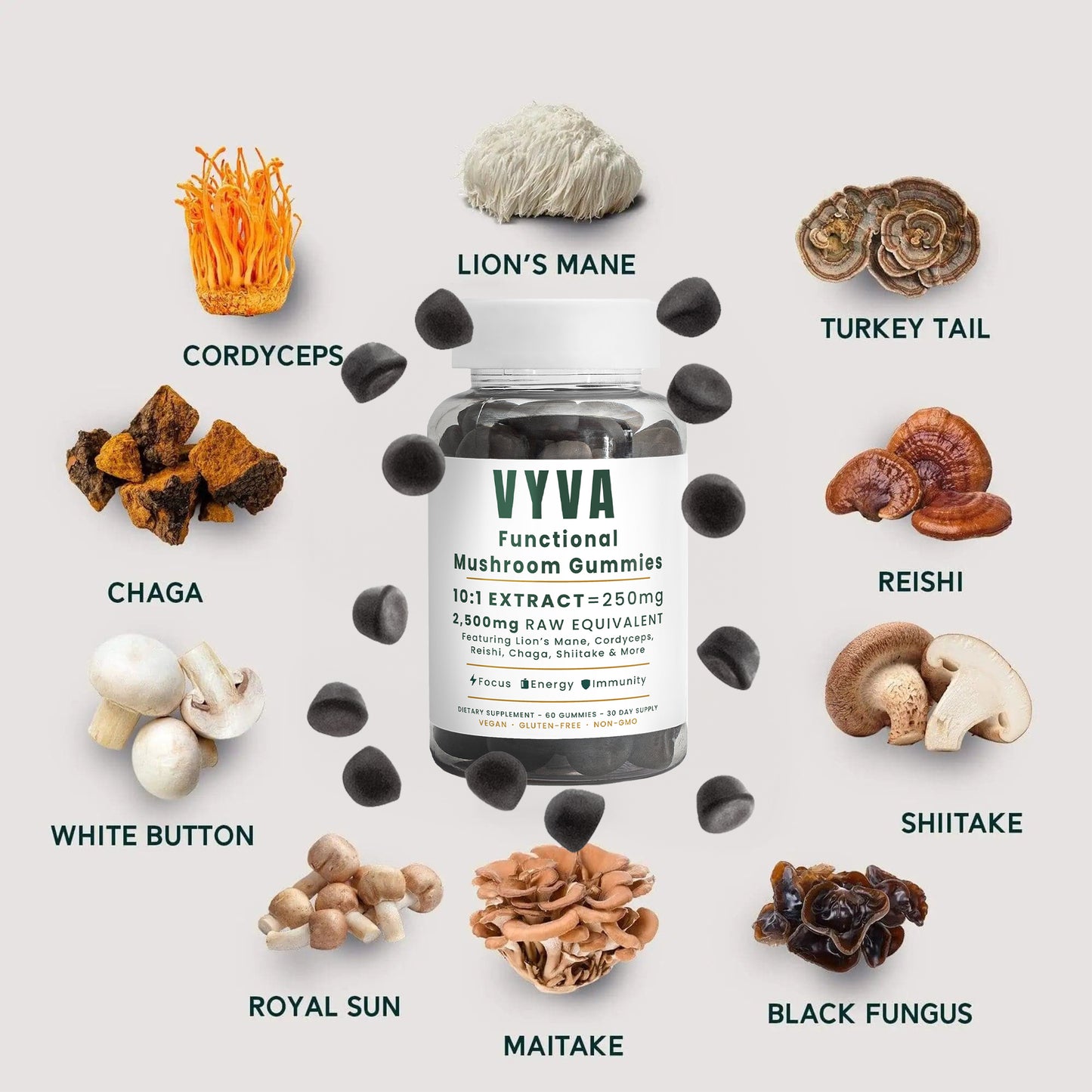 VYVA™ Mushroom Gummies